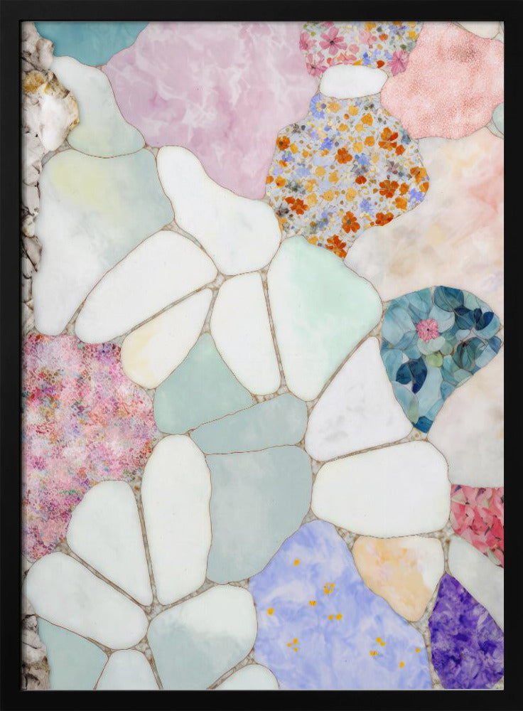 Floral Mosaic Poster