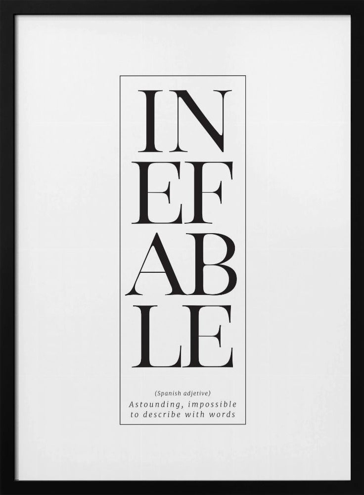 Astounding Inefable Poster