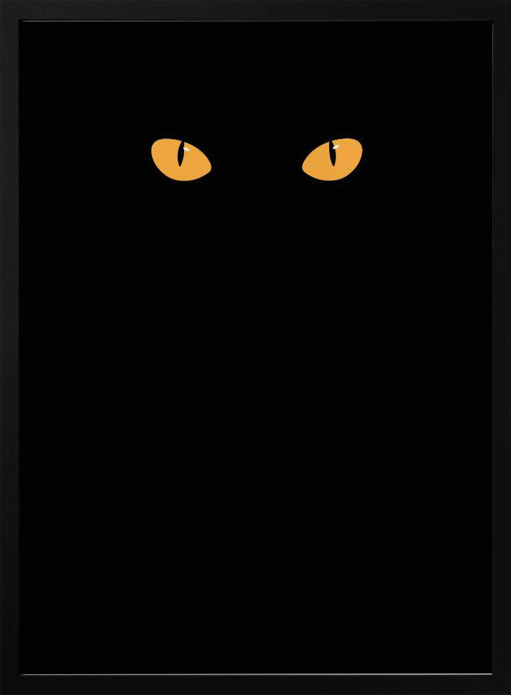 Halloween cat eyes Poster