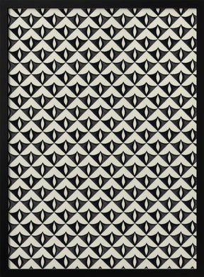 Black Triangle Pattern Poster