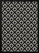 Black And White Tile Pattern Poster