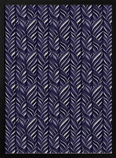 Indigo Blue Pattern Poster