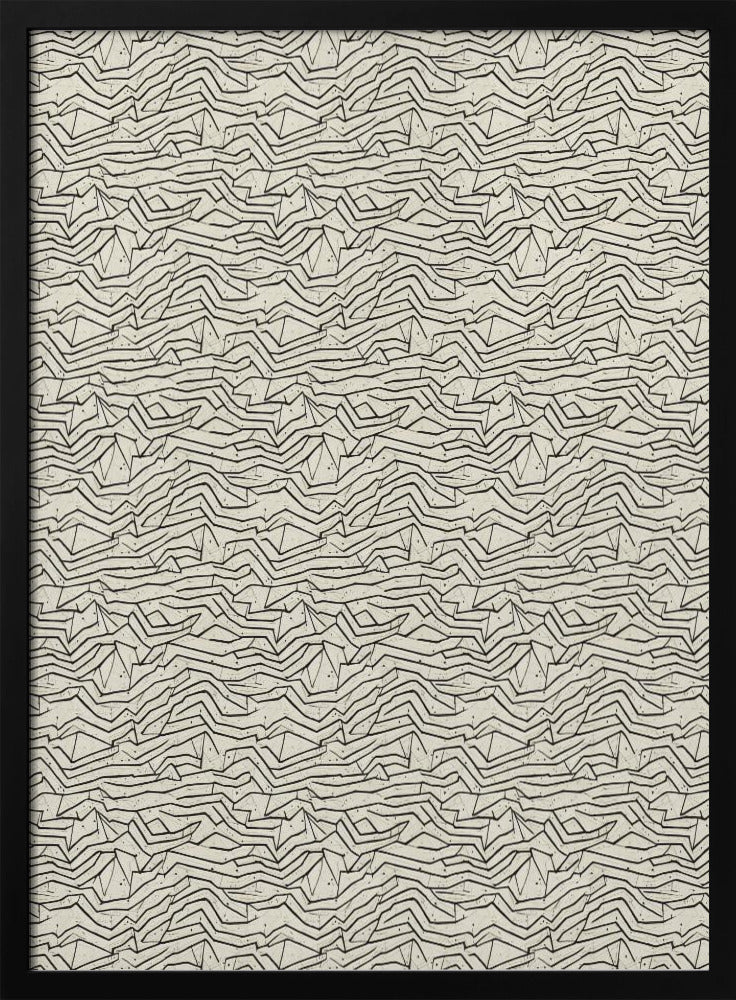 Abstract Lines Pattern Poster