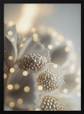 Pearly Flower Poster