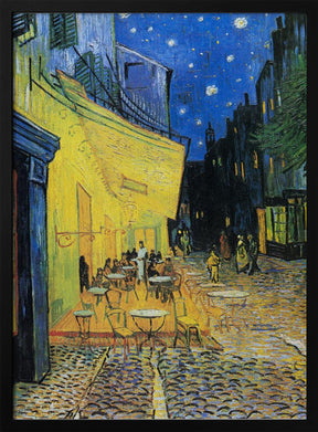 Café Terrace At Night Poster