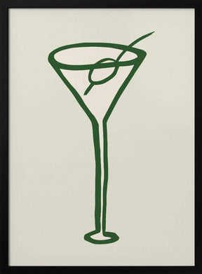 Cocktail Green Poster