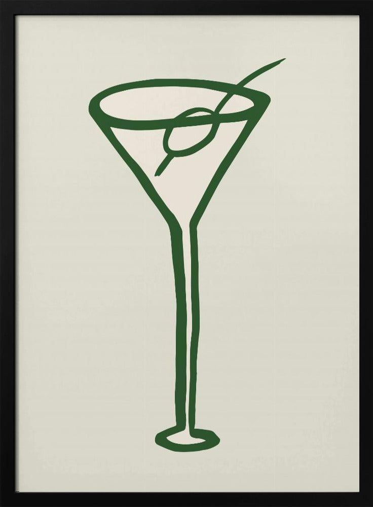 Cocktail Green Poster