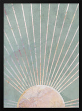 Sage Green Boho Sun Poster