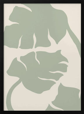 Monstera Sage Green Poster