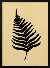 Fern 02 Yellow Poster