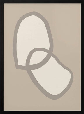 Shape 10 Beige Poster