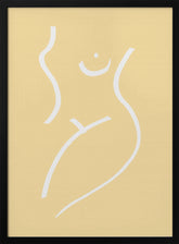 Nude Yellow Poster