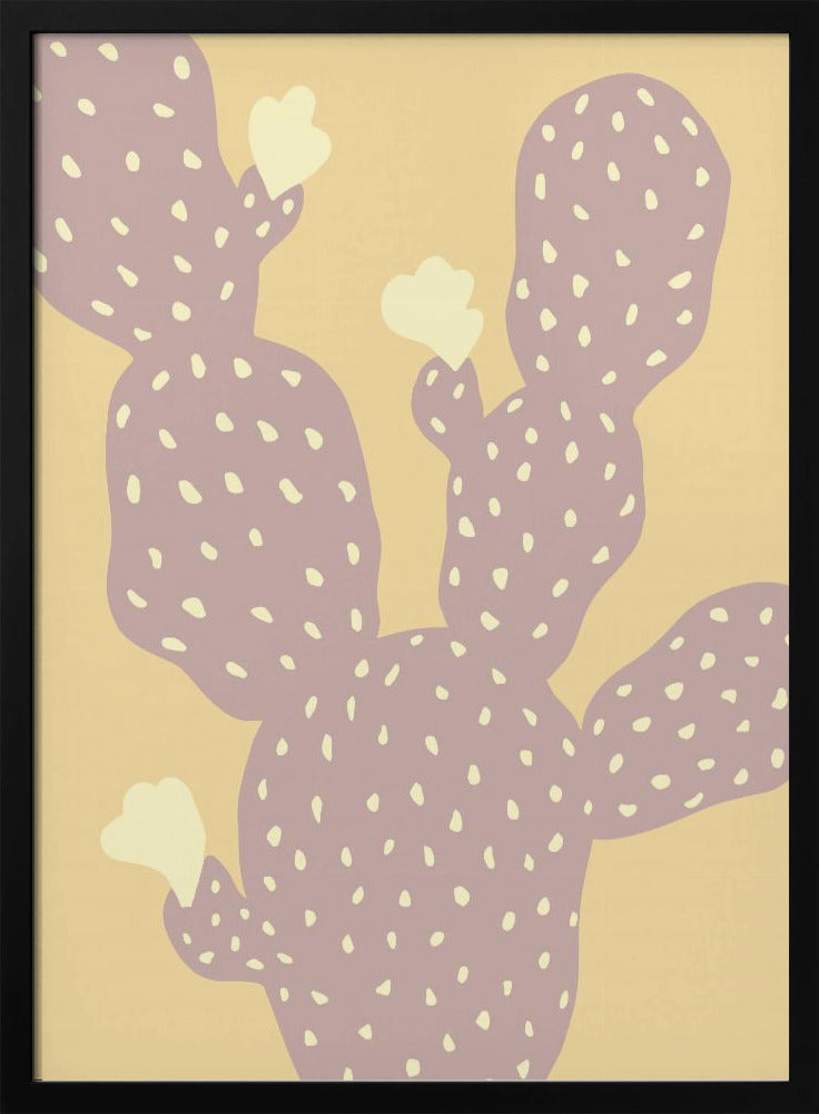 Cactus Yellow Poster