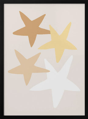 Stars Yellow Poster