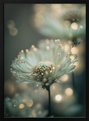 Mint Flower Poster