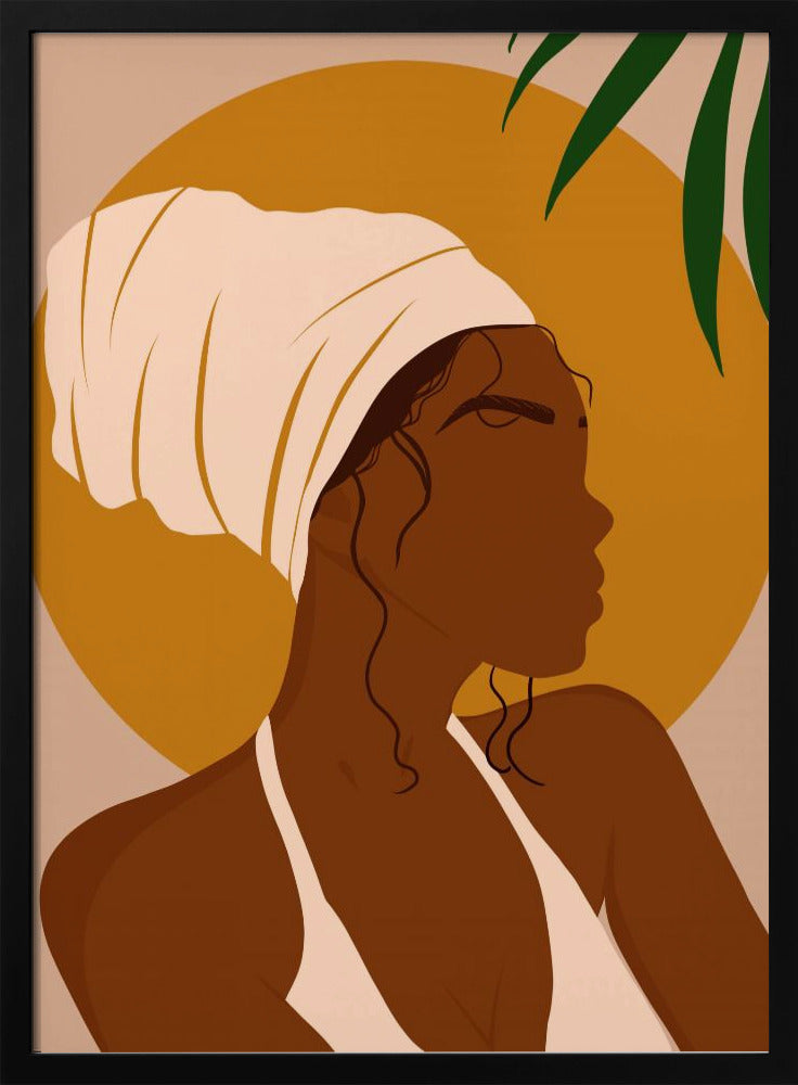 Headwrap Girl Poster