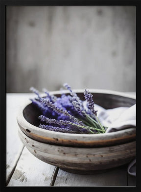 Lavender In Bowl Poster