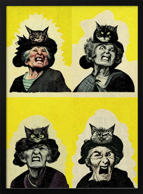 Angry Cat Lady Poster