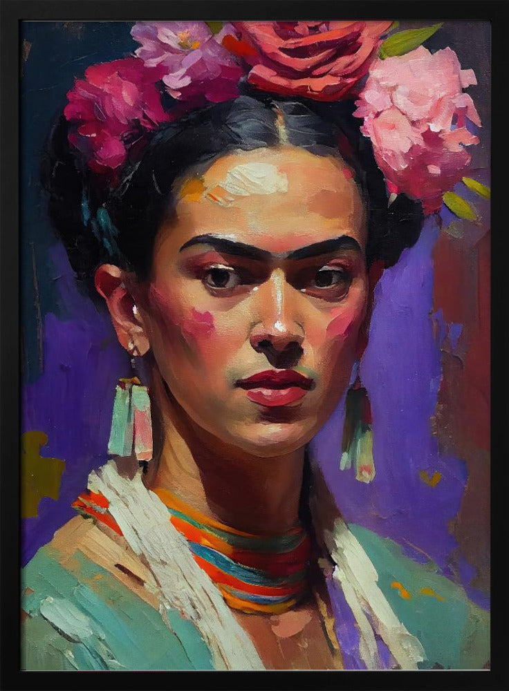 Portrait Of Frida Poster