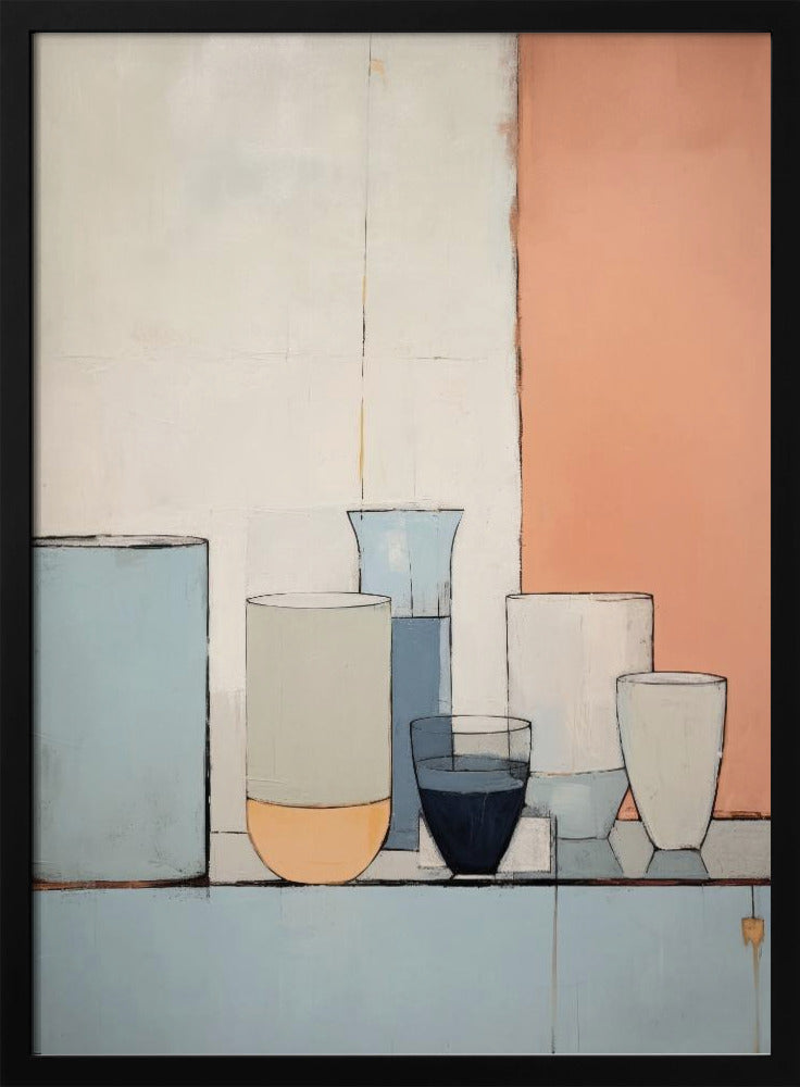 Pastel Still Life Poster