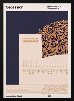 Secession Cream Poster