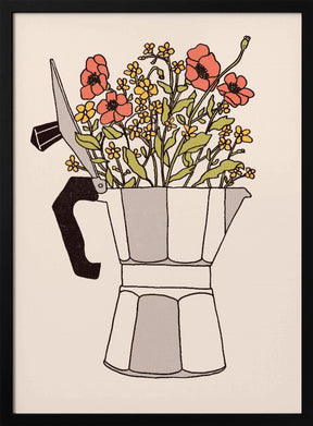 Moka Flowers Poster