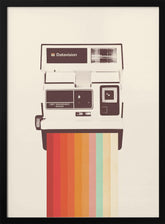 Instant Camera Rainbow Poster