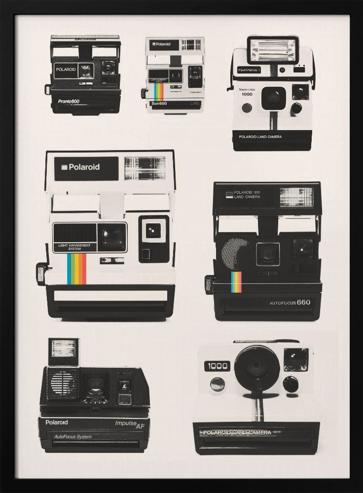 Instant Camera Collection Poster