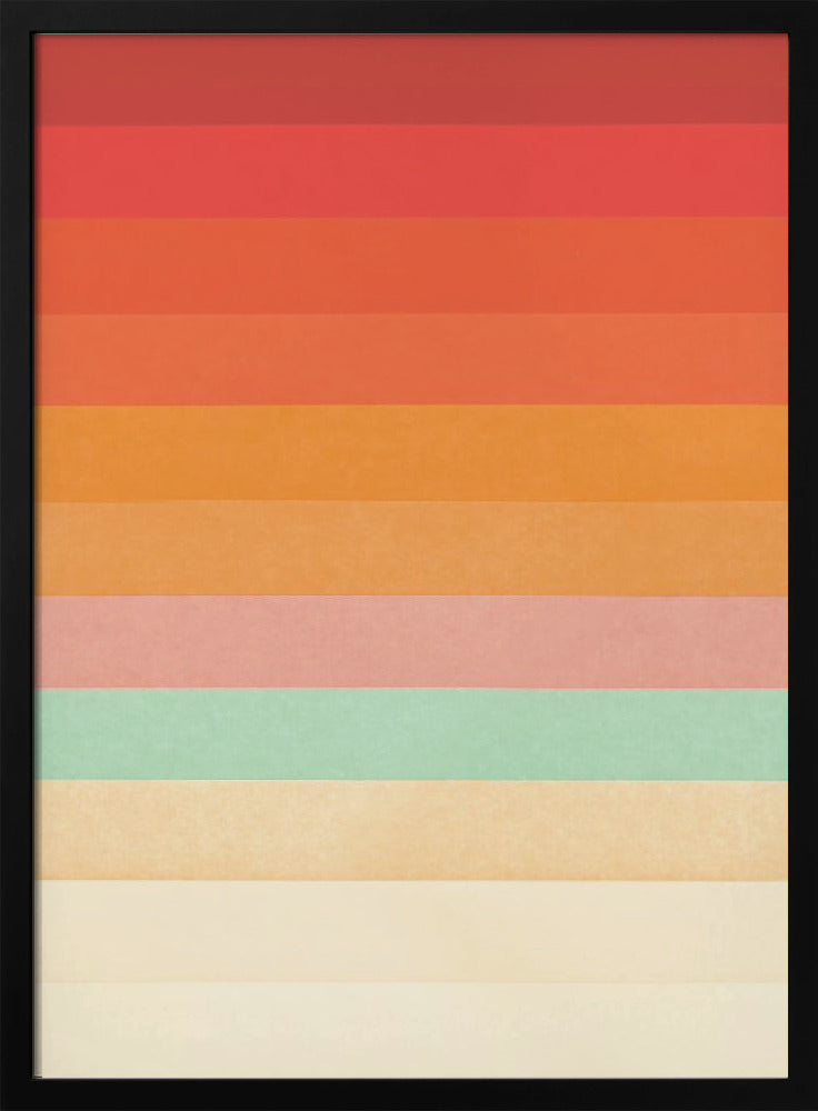 Rainbow Chevrons Poster