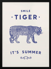 Smile Tiger Poster