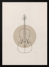 Cello Geo Poster