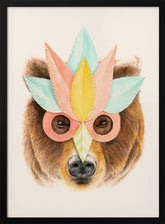 Bear Paper Mask Poster