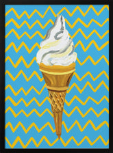 Ice Cream Blue Poster