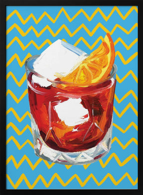 Negroni Blue Poster