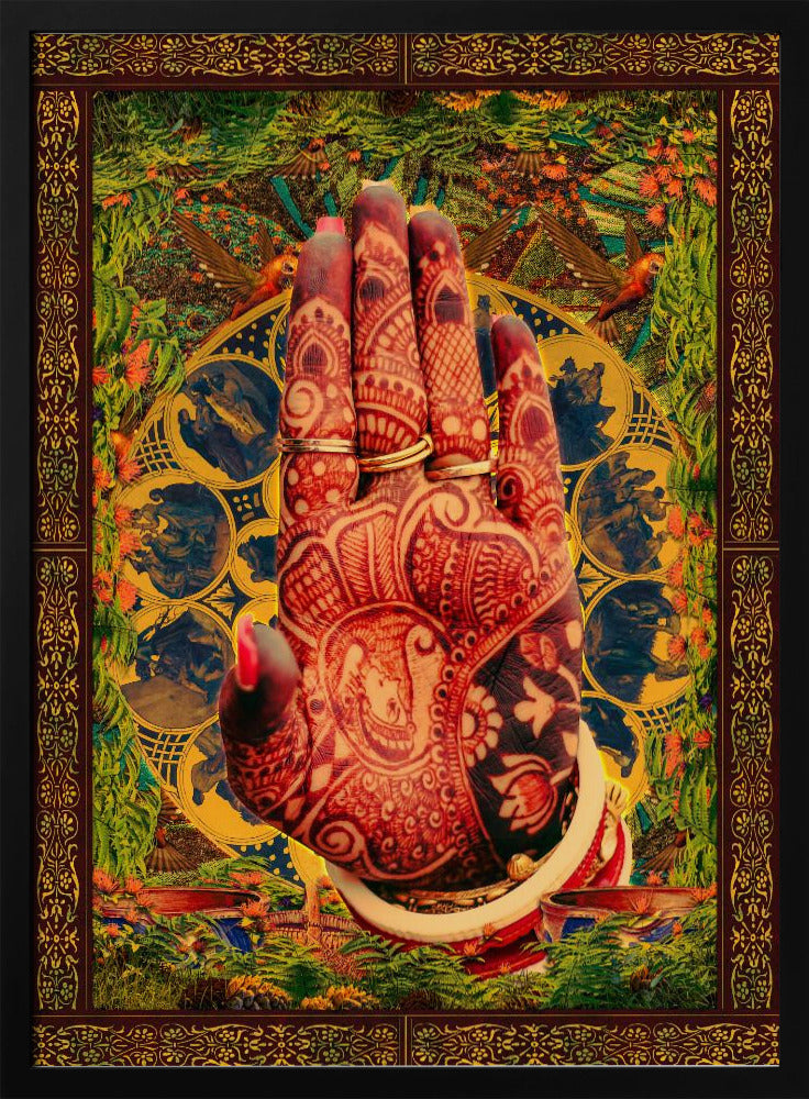 Henna Hand Poster