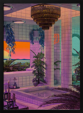 Vaporwave Pool Poster