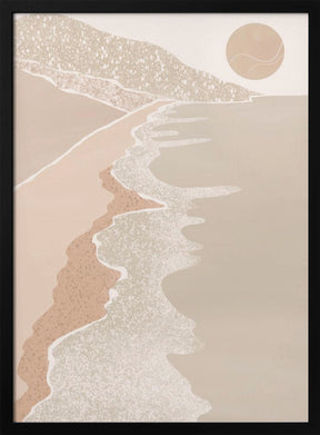 Abstract Seaside Poster