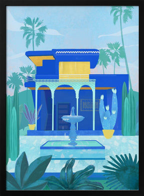 Moroccan Garden Poster