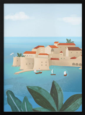 Dubrovnik City Poster