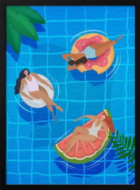 Pool Ladies Poster