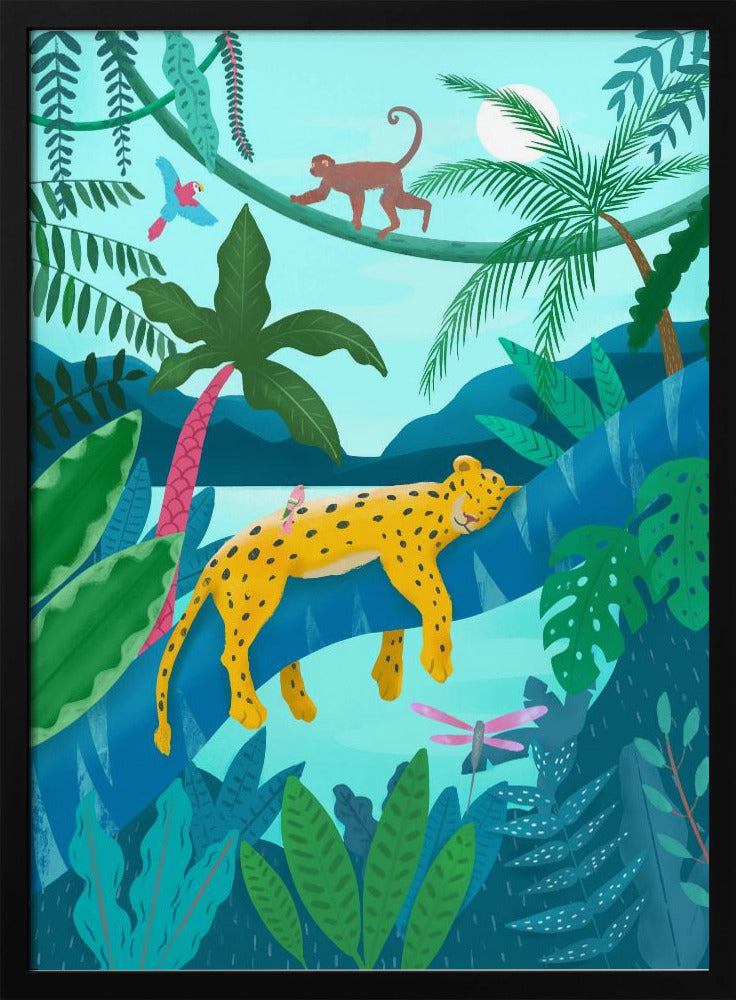 Jungle Leopard Poster