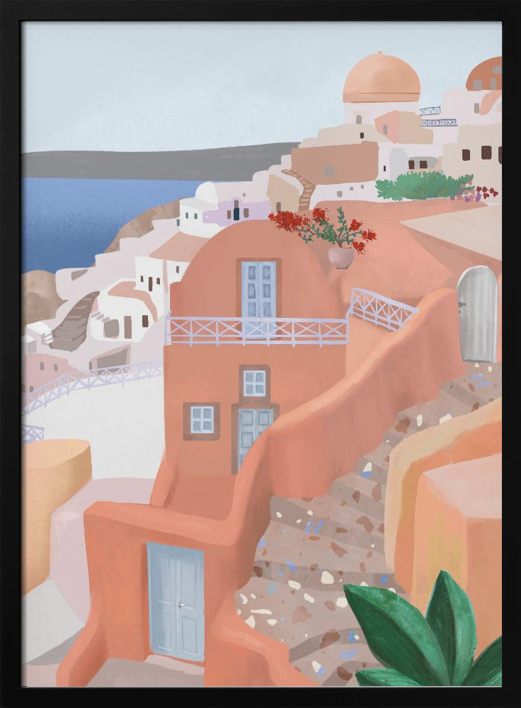 Santorini Poster