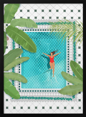 Riad Pool Poster