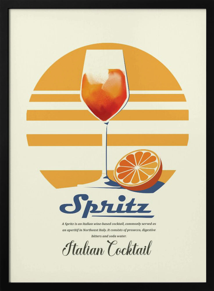 Spritz summer print Poster