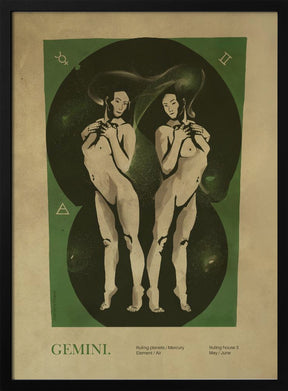 Gemini print Poster