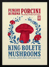 Porcini kitchen print Poster