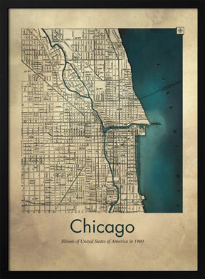 Chicago map Poster