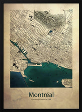 Montreal map Poster