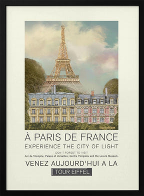 Paris retro print Poster