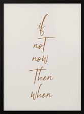 If Not Now Poster